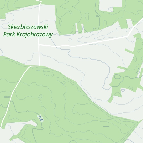 Map of Łysa Górka