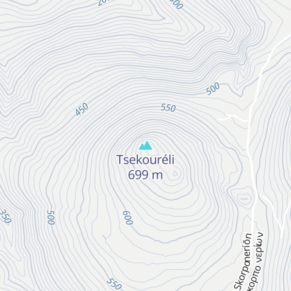 Map of Tsekouréli