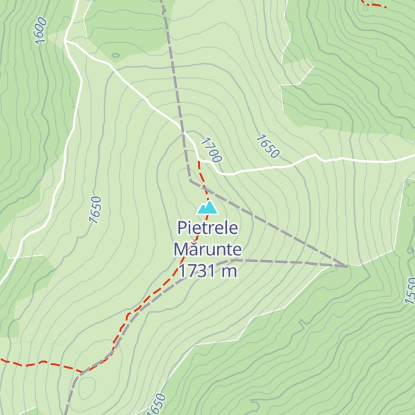 Map of Pietrele Mărunte