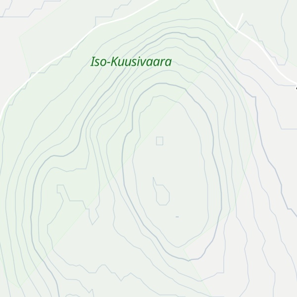 Map of Pohjoiskuusivaara