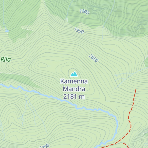 Map of Kamenna Mandra