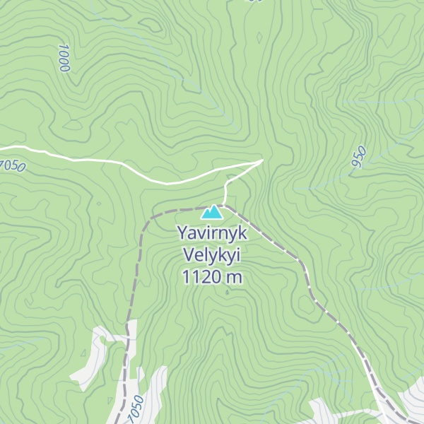Map of Yavirnyk Velykyi