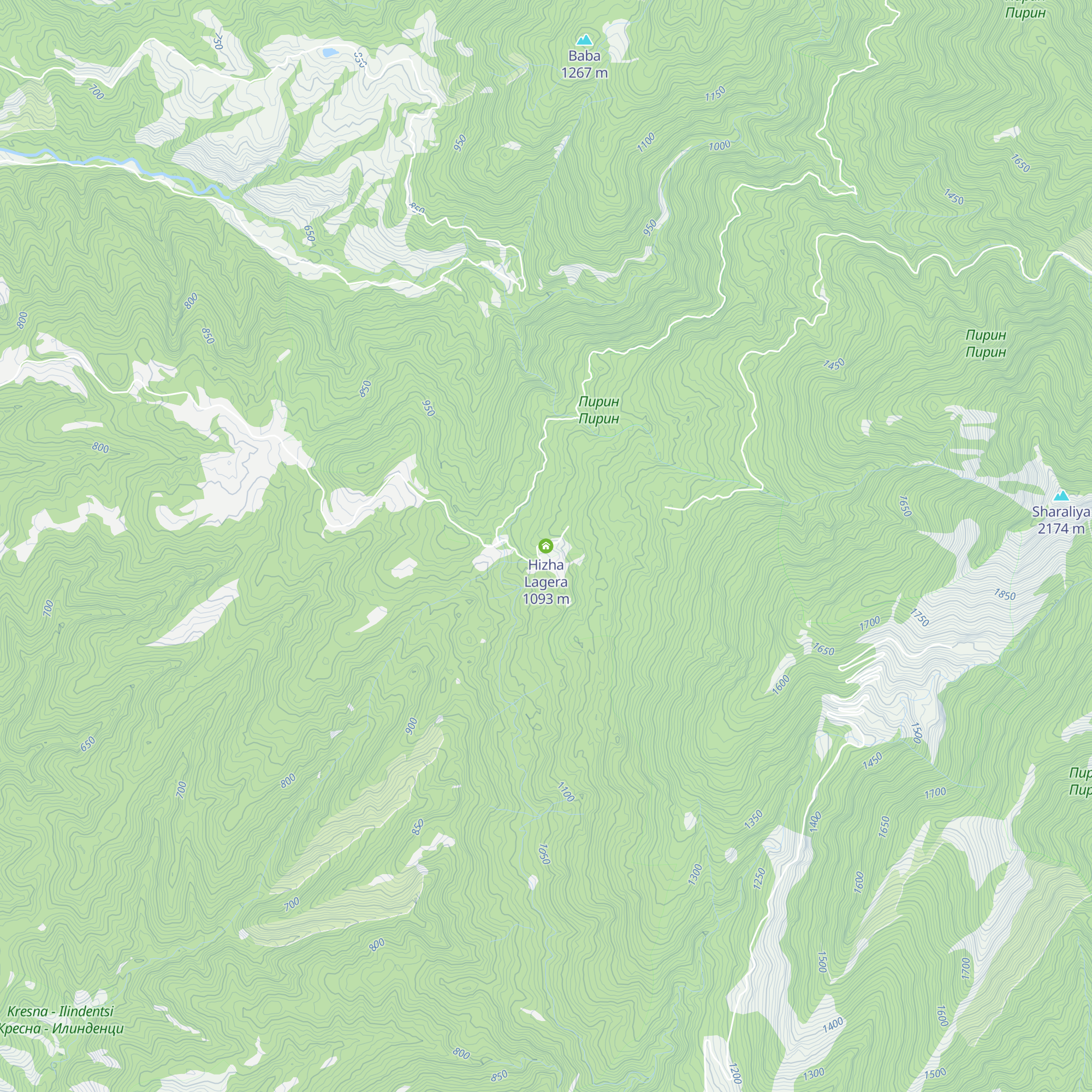 Hizha Lagera map