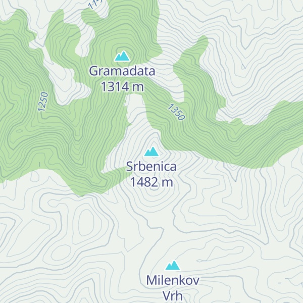 Map of Srbenica
