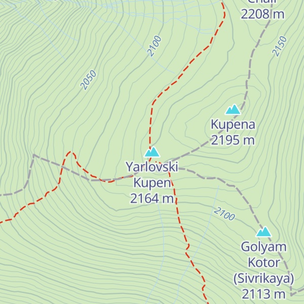 Map of Yarlovski Kupen