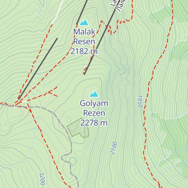 Map of Golyam Rezen