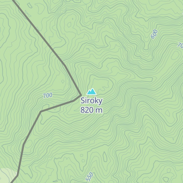 Map of Siroky