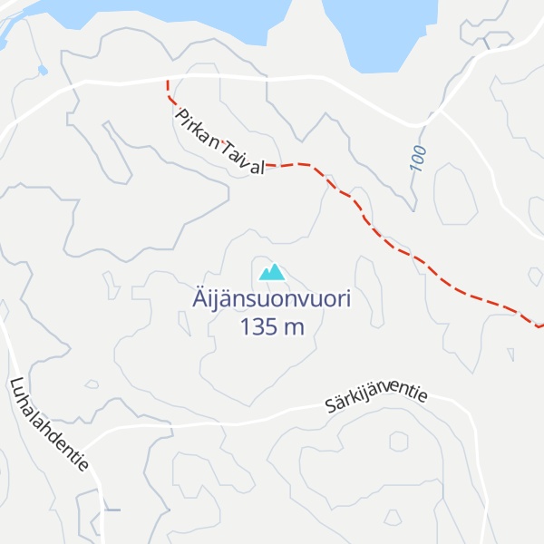 Map of Äijänsuonvuori