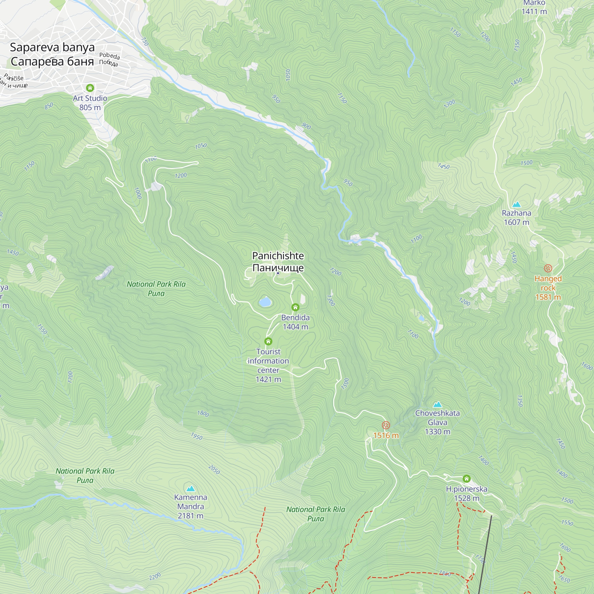 Bendida map