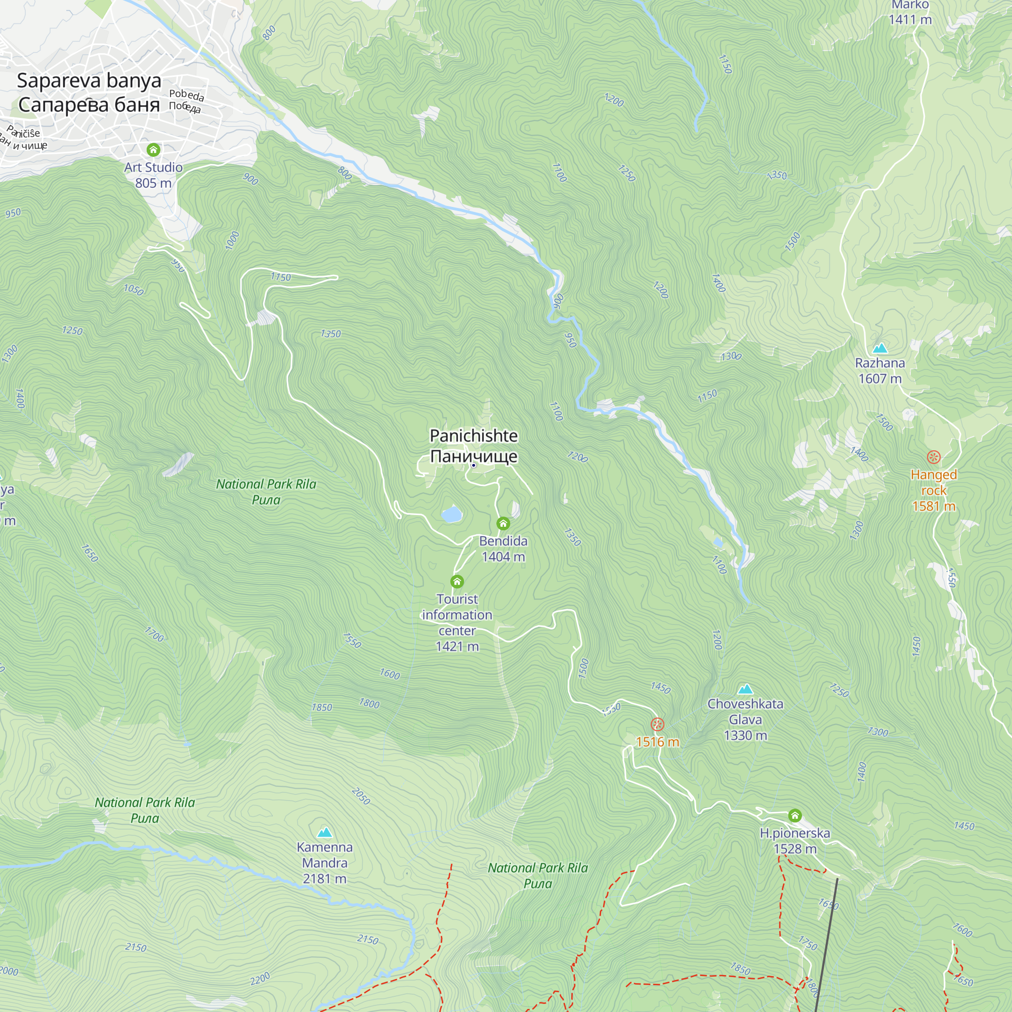 Bendida map