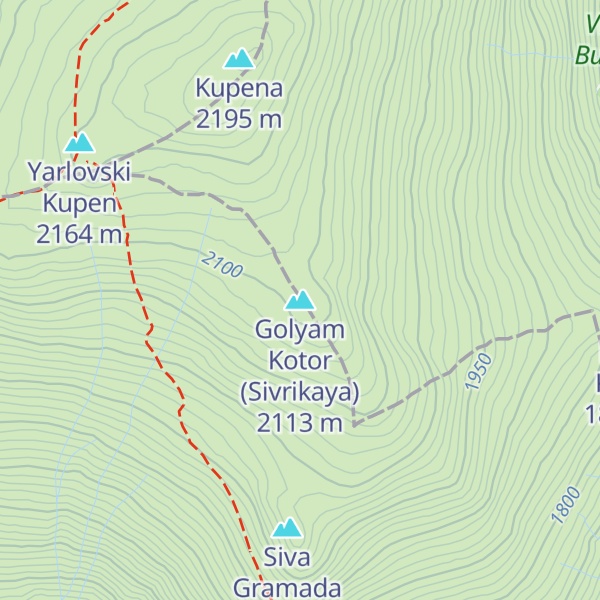 Map of Golyam Kotor (Sivrikaya)