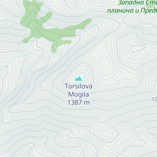 Map of Torsilova Mogila