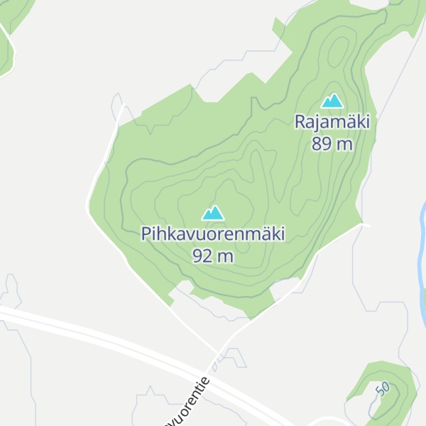 Map of Pihkavuorenmäki