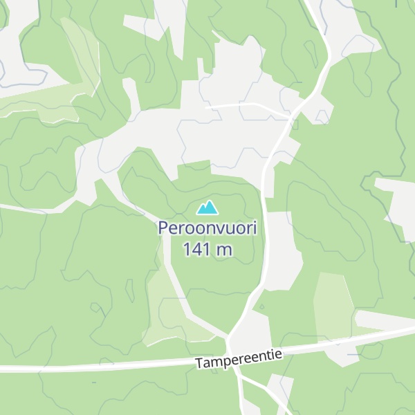 Map of Peroonvuori