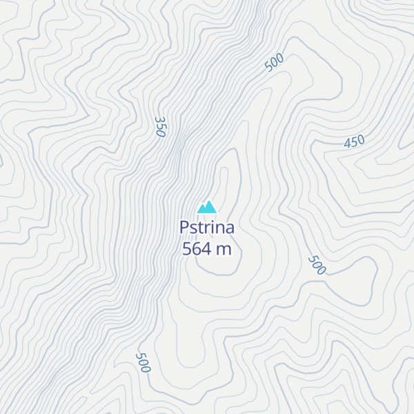 Map of Pstrina