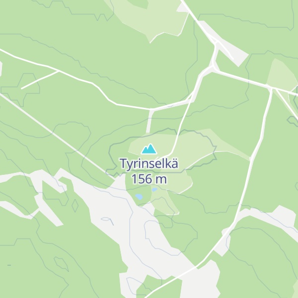 Map of Tyrinselkä