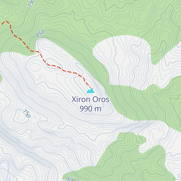 Map of Xiron Oros
