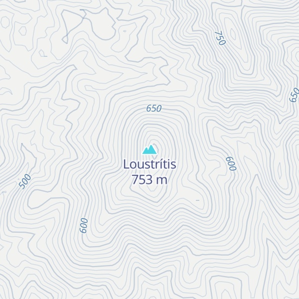 Map of Loustrítis