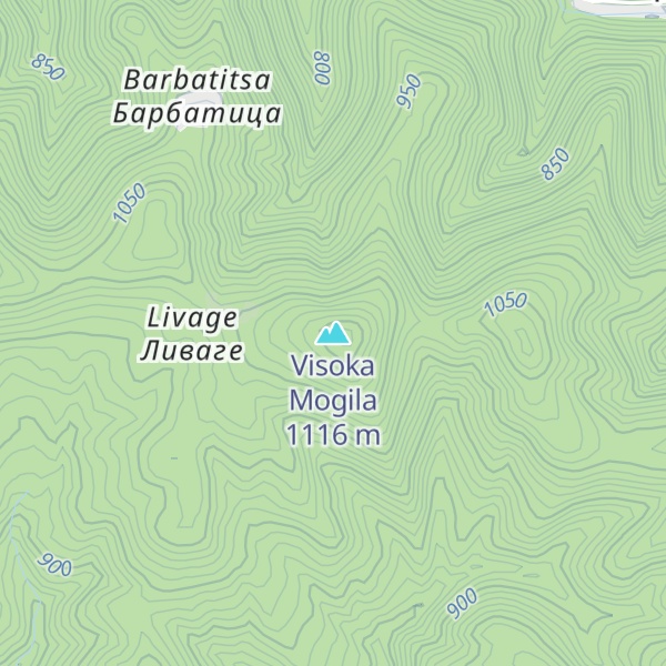 Map of Visoka Mogila