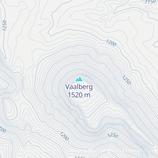 Map of Vaalberg