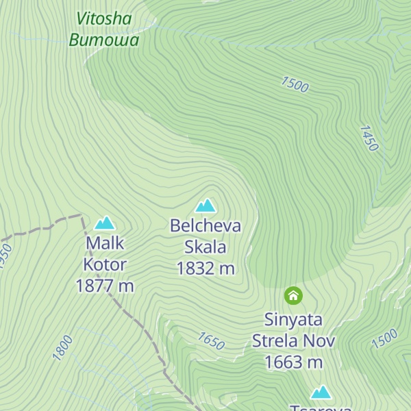 Map of Belcheva Skala