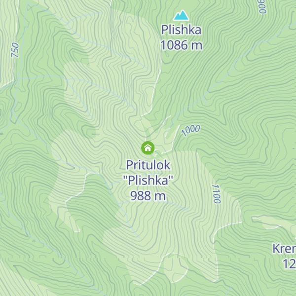 Map of Pritulok "Plishka"