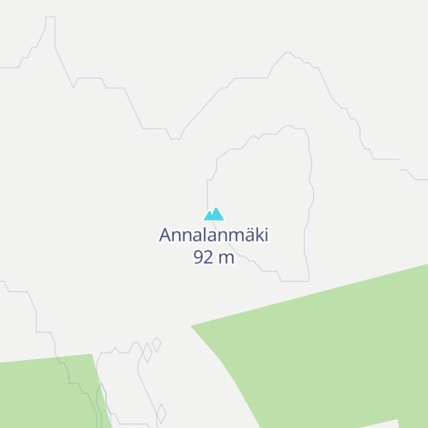 Map of Annalanmäki
