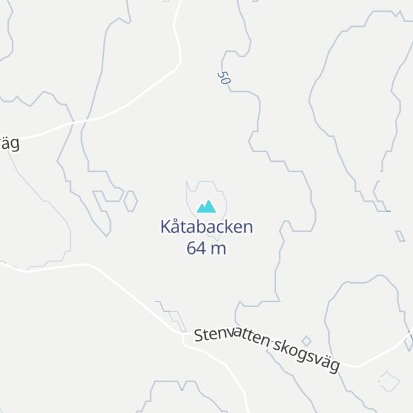 Map of Kåtabacken