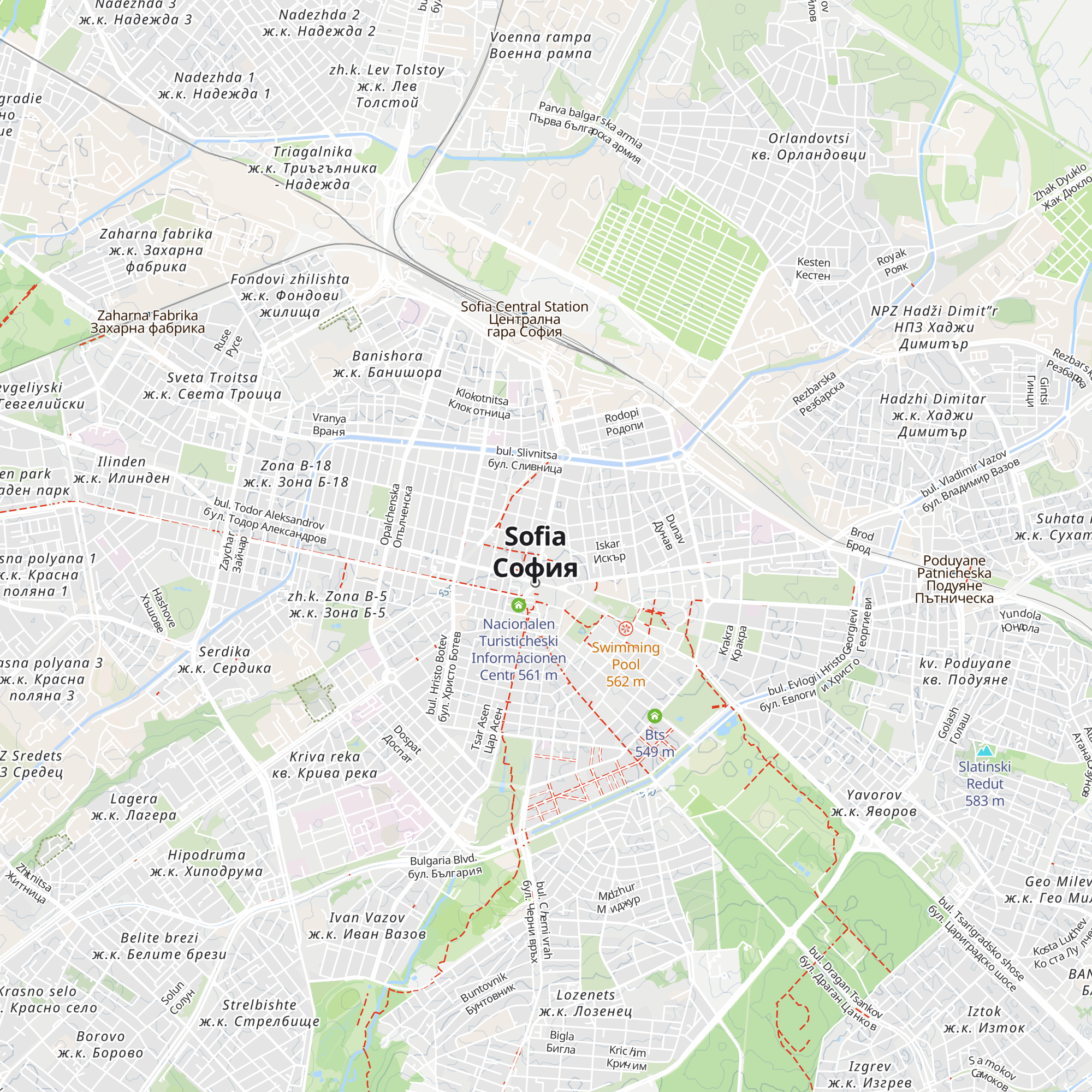 Tramvai 83;man-siemens map