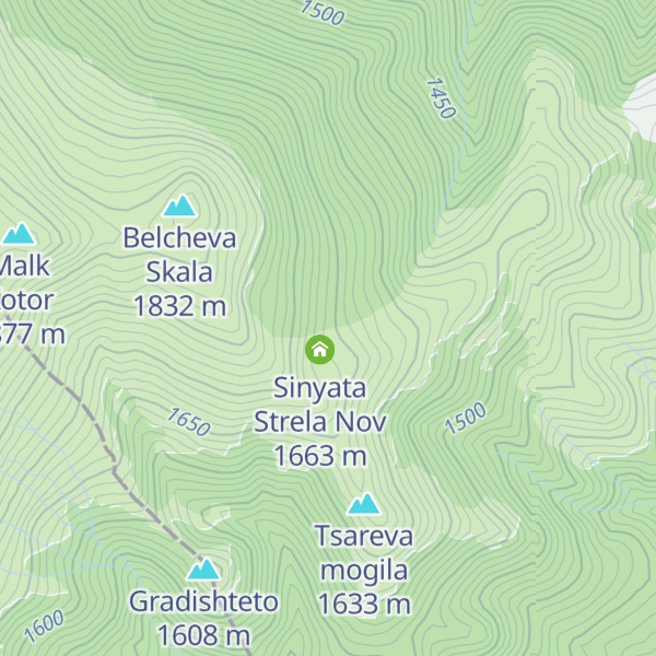 Map of Sinyata Strela Star