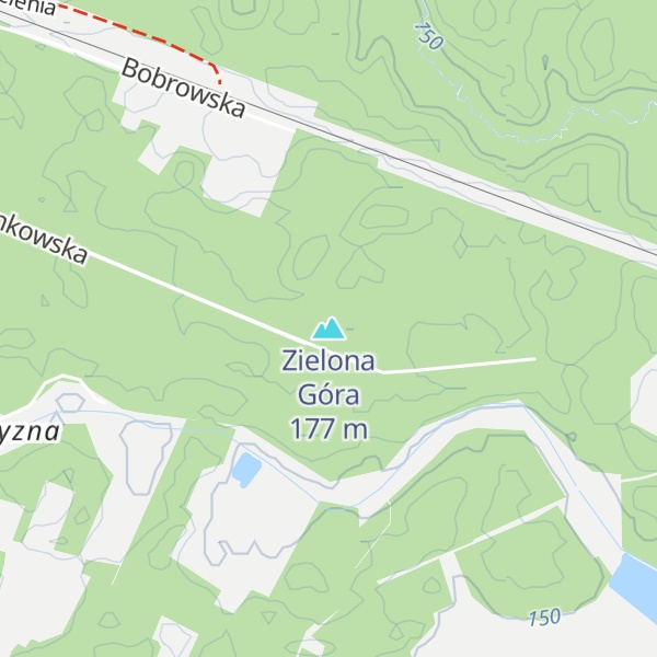 Map of Zielona Góra