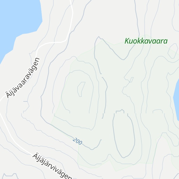 Map of Honkanenvaara