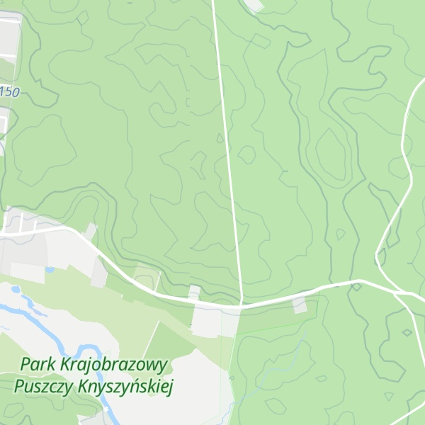 Map of Łysa Góra