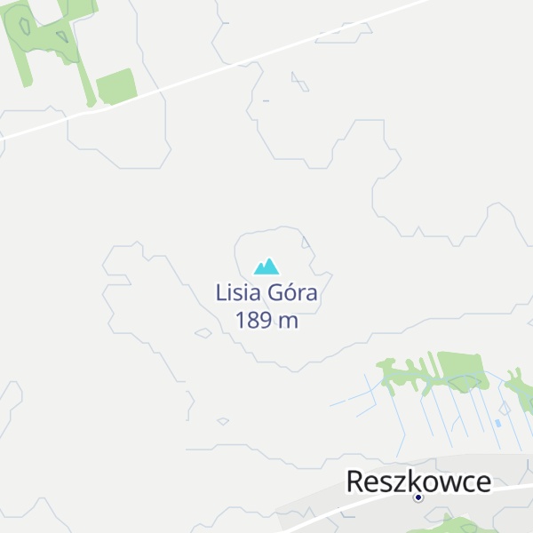 Map of Lisia Góra
