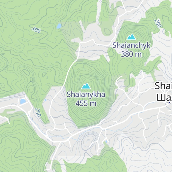 Map of Shaianykha