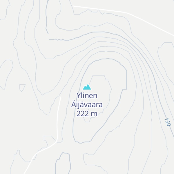 Map of Ylinen Äijävaara