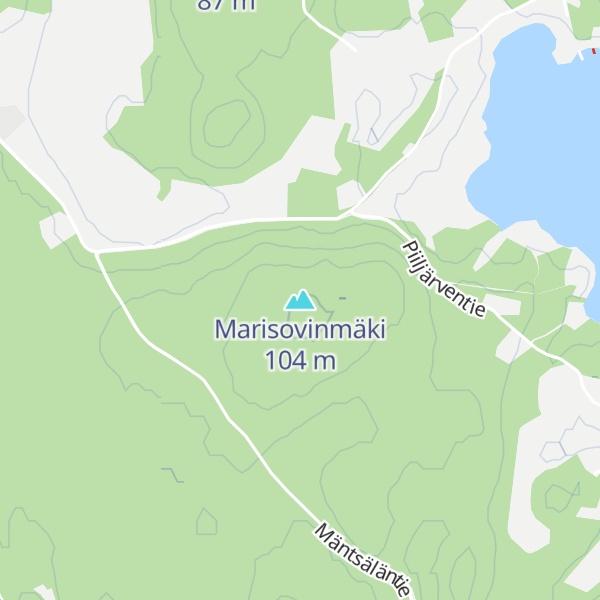 Map of Marisovinmäki