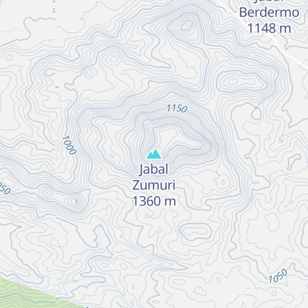 Map of Jabal Zumuri