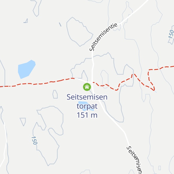 Map of Seitsemisen torpat