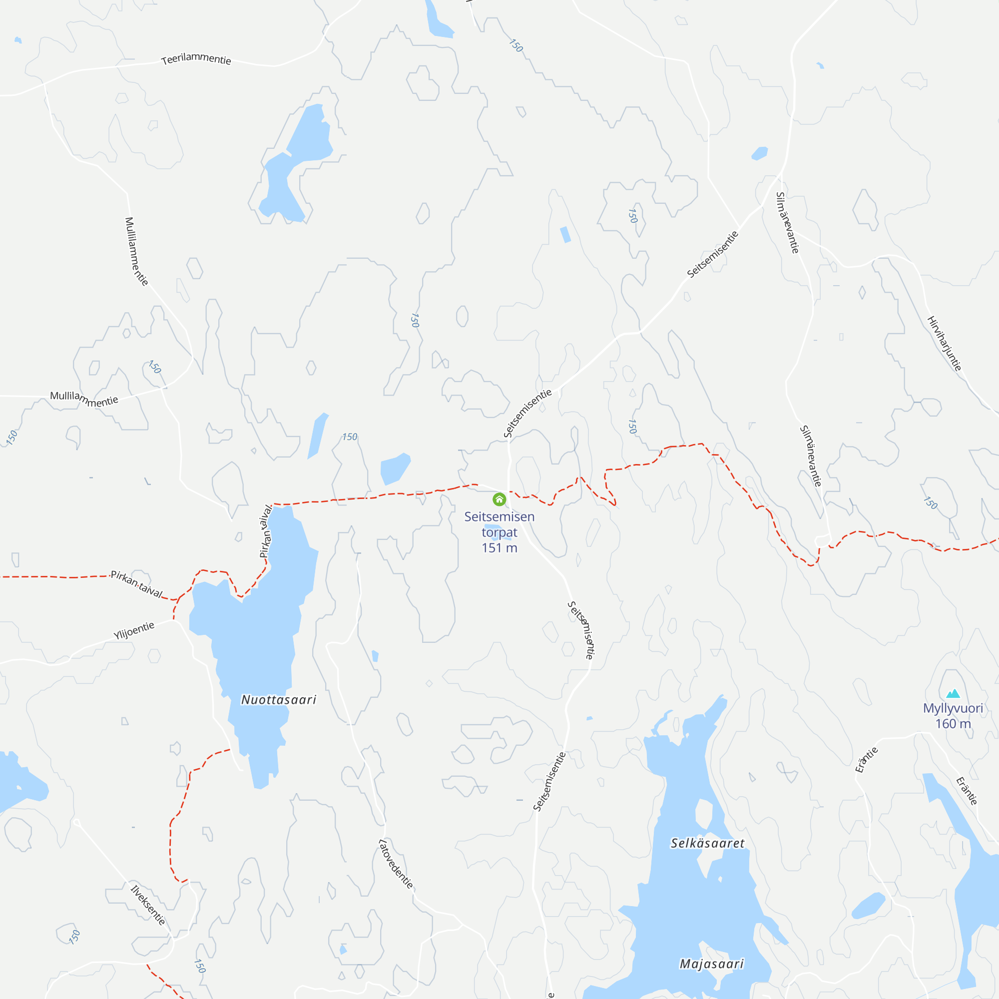 Seitsemisen torpat map