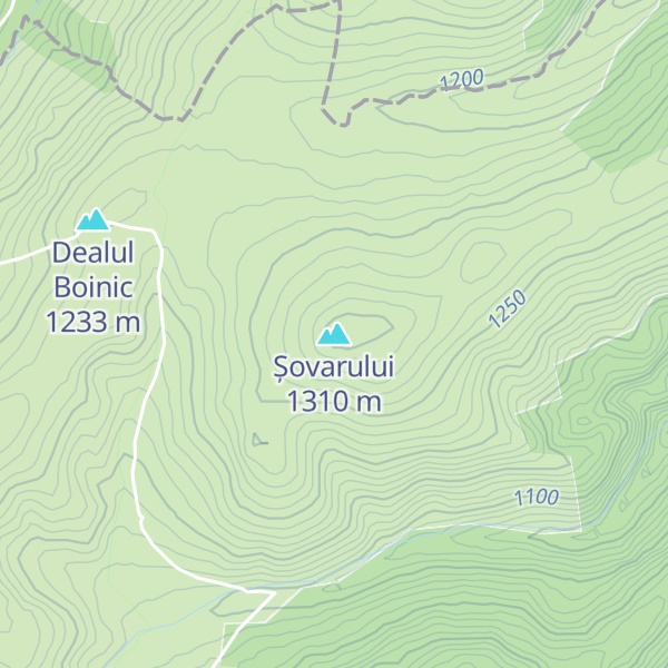 Map of Șovarului