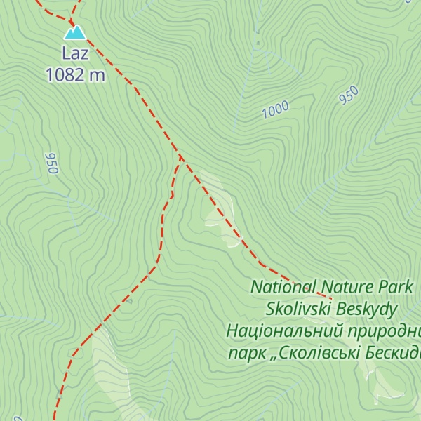 Map of Vysokyi Verkh