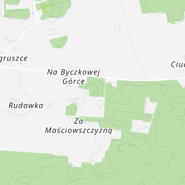 Map of Byczkowa Góra