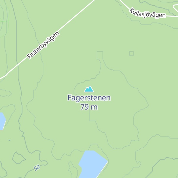 Map of Fagerstenen