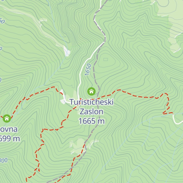 Map of Turisticheski Zaslon