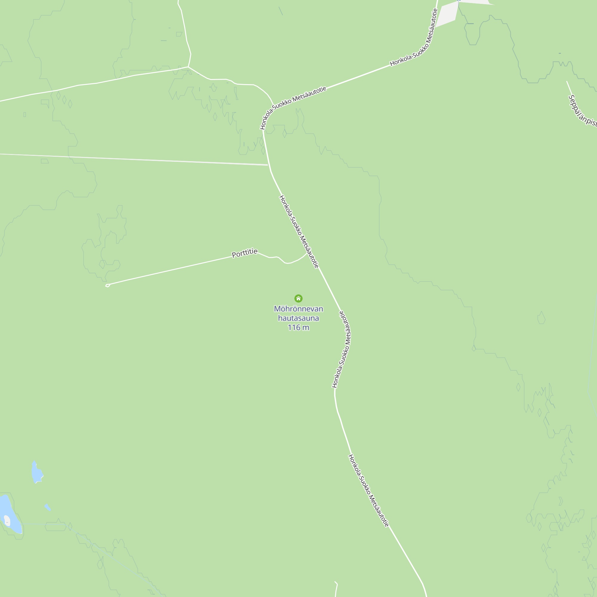 Möhrönnevan hautasauna map