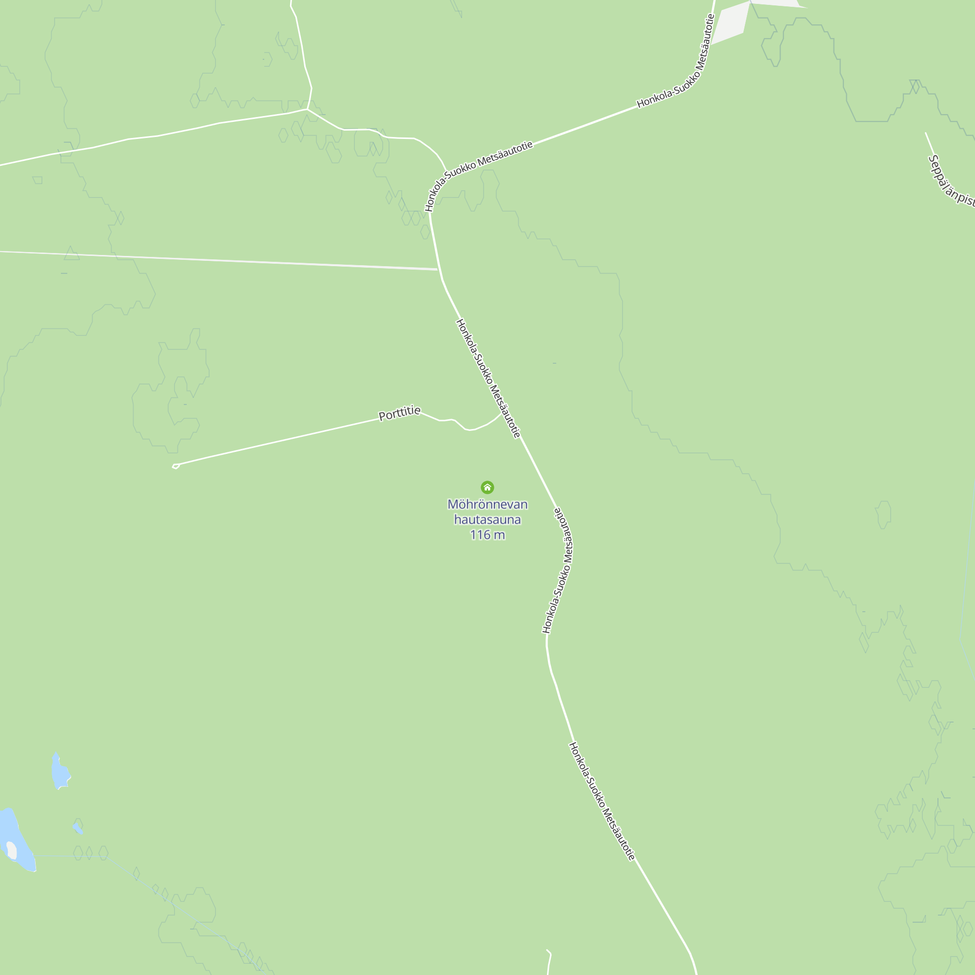 Möhrönnevan hautasauna map