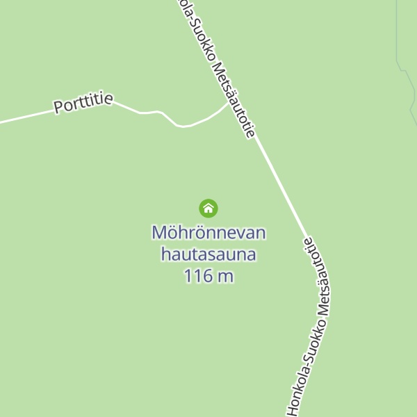 Map of Möhrönnevan hautasauna