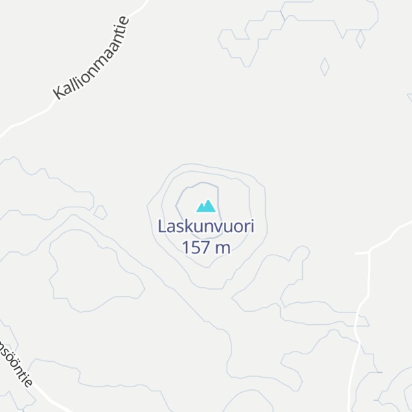 Map of Laskunvuori