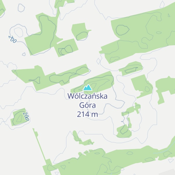 Map of Wólczańska Góra